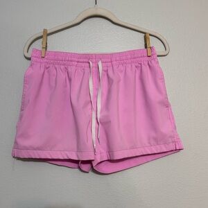 Chubbies Magic When Wet Fabric 4” Swim Trunks Hot Pink / Cheetah